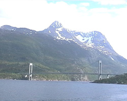Brücke über den Rombaksbotn